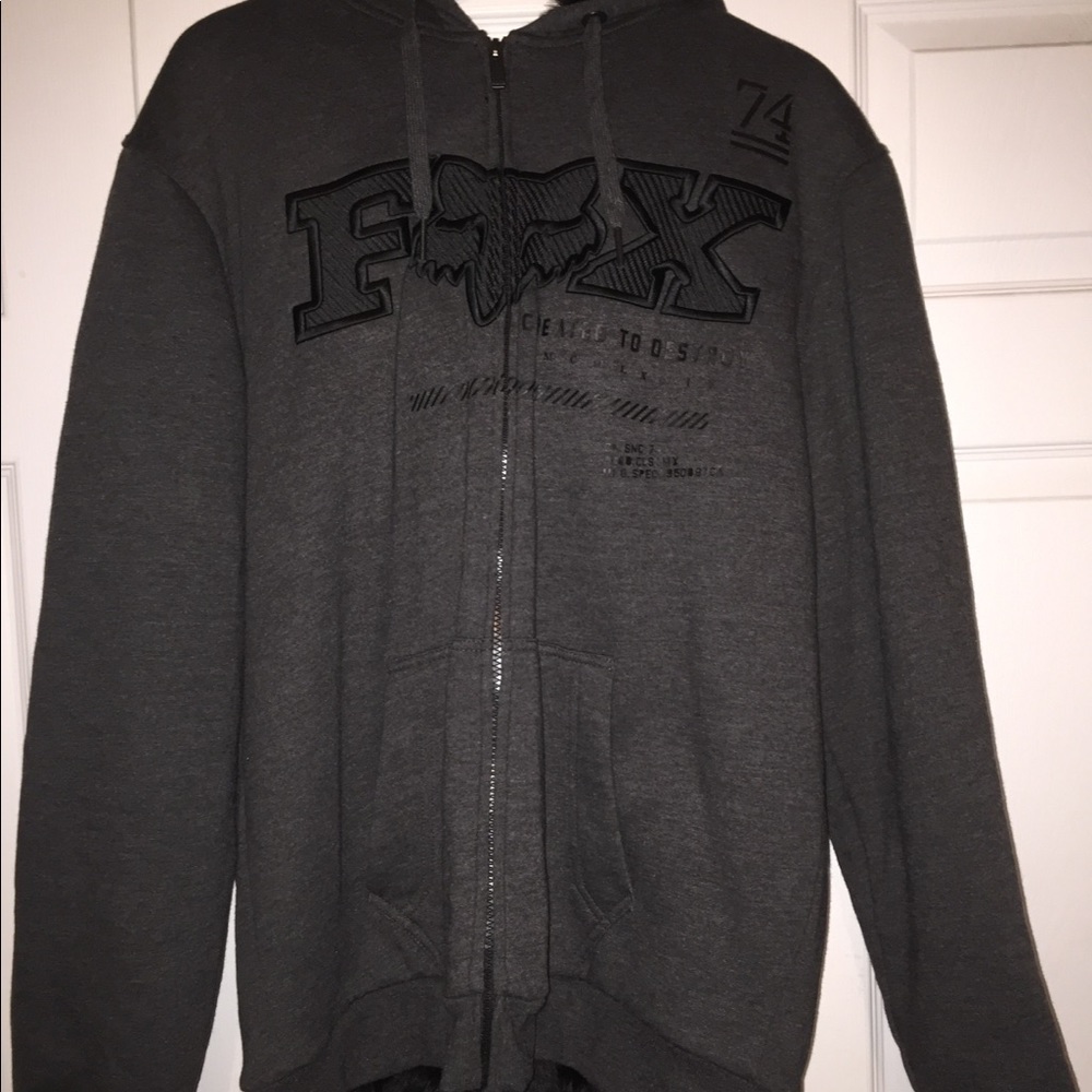 Men’s fox zip-up